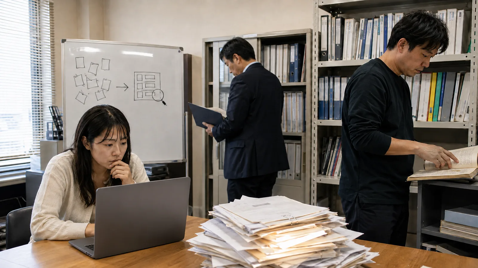 社長に聞かないと進まない会社は、静かに危ない——AIの前に、社内情報は「探せる状態」になっていますか？